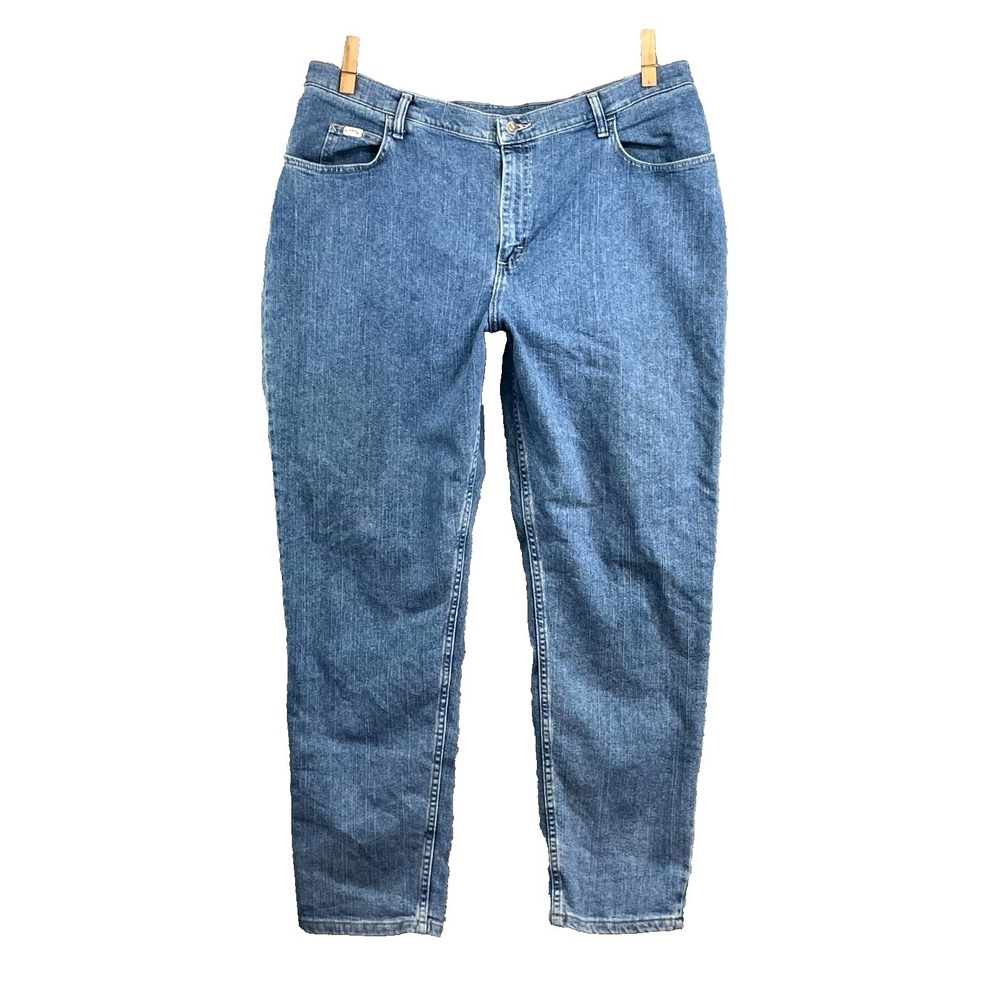 Vintage Riders by Lee‎ Jeans Womens Plus 22W Tapered Retro Baggy Denim Workwear